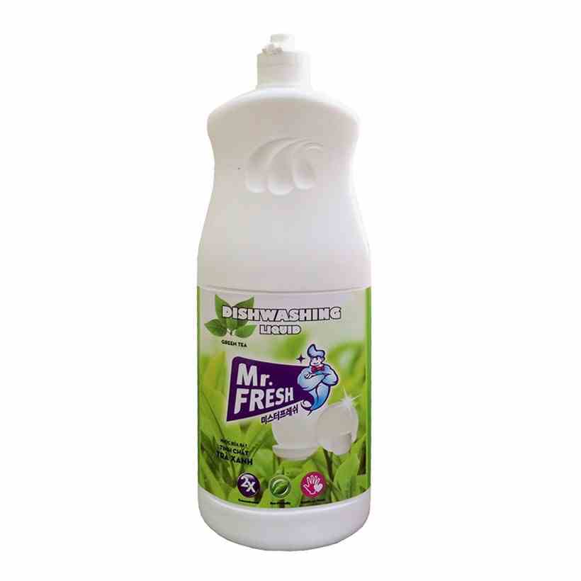 [Mã BMLTA35 giảm đến 35K đơn 99K] Nước rửa chén bát Mr.Fresh 820ml tinh dầu quế và trà xanh