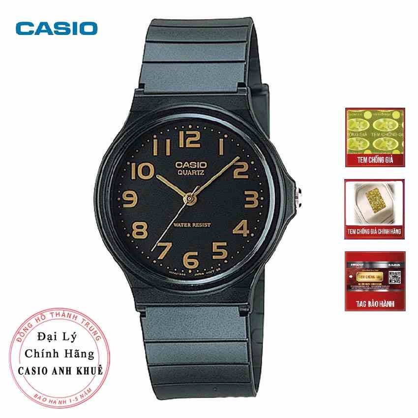 [Mã BMLTB200 giảm đến 100K đơn 499K] Đồng hồ Unisex Casio MQ-24-1B2LDF dây nhựa