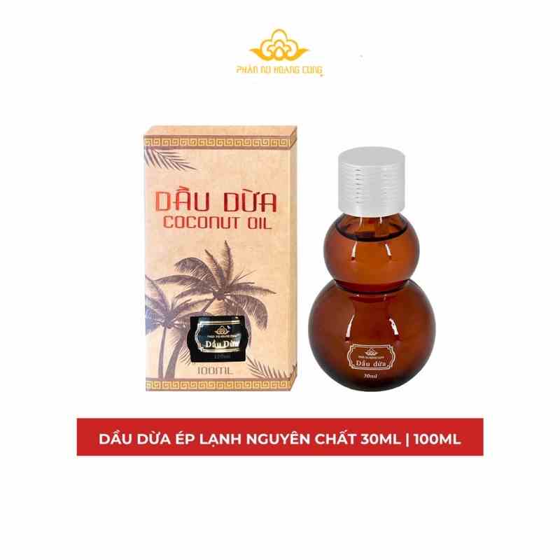 Dầu Dừa Nguyên Chất (30ml / 100ml) - Phấn Nụ Hoàng Cung