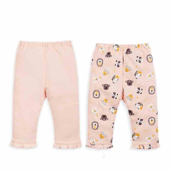 Set 2 quần bé gái bèo gấu Lullaby NH2119