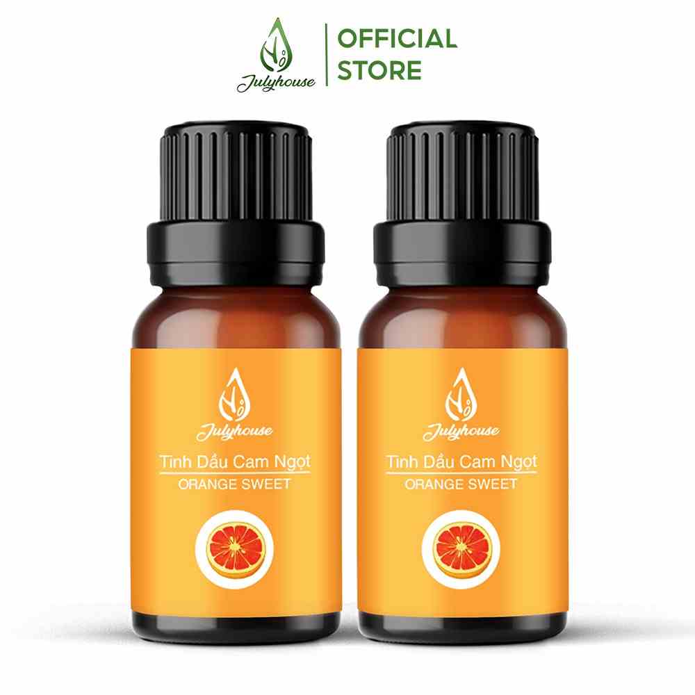 Combo 2 tinh dầu cam ngọt JULYHOUSE 10ml/chai