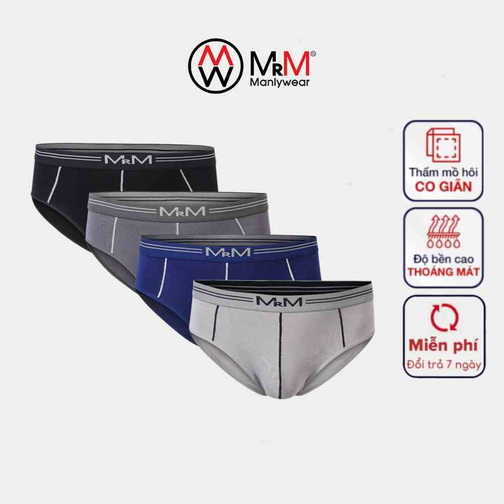 Quần lót nam sợi tre tự nhiên kháng khuẩn khử mùi thấm hút mồ hôi MRM Manlywear - CB4TGCTBB