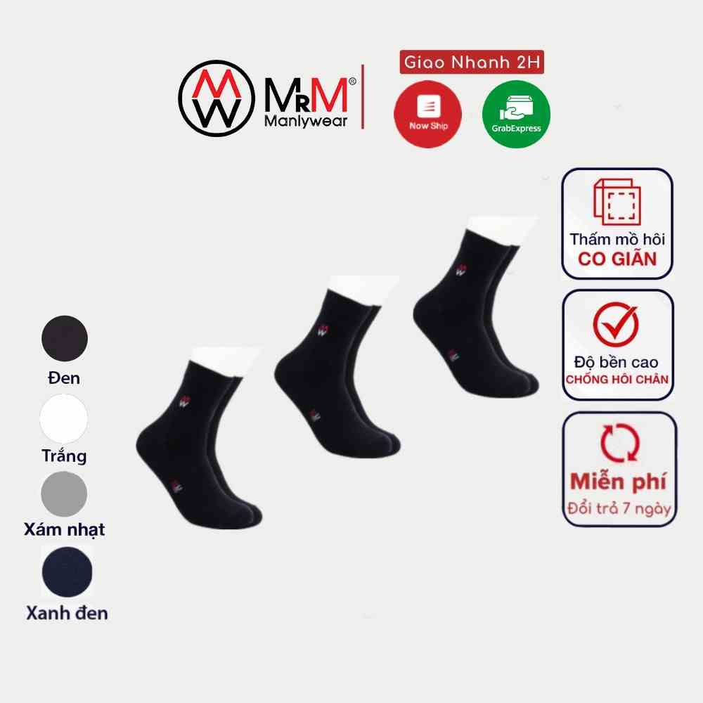 Combo 3 đôi tất nam cổ dài Cotton Organic MRM Manlywear