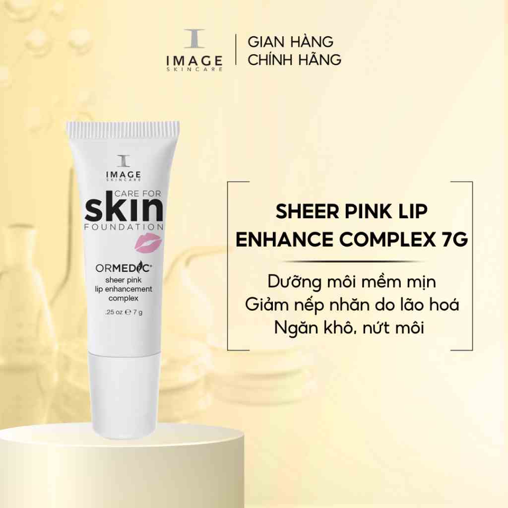 Son dưỡng môi cho ánh hồng tự nhiên Image Skincare Ormedic Sheer Pink Lip Enhance Complex 7g