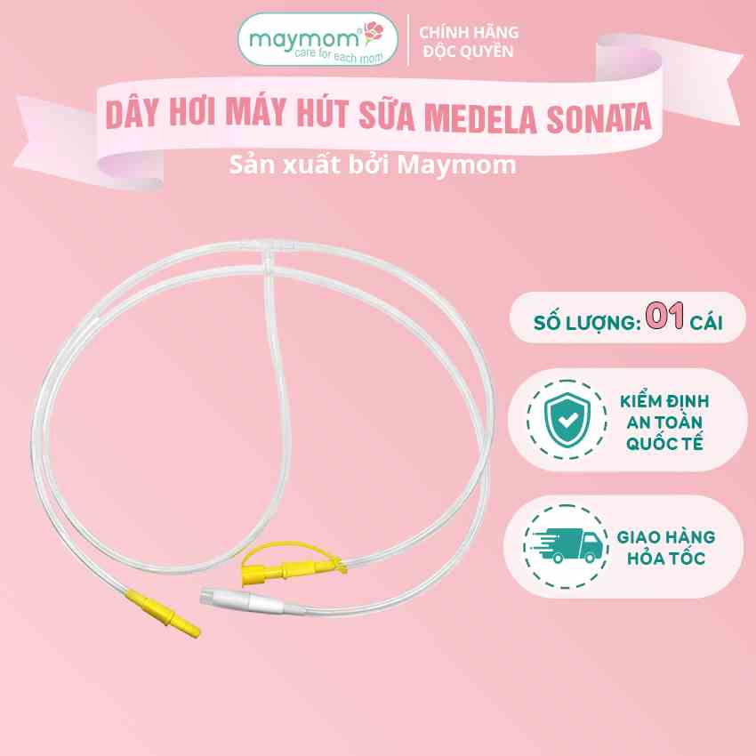 Dây Hút Sữa Medela Sonata Thương Hiệu Maymom, Không Chứa BPA, An Toàn 100%, Vệ Sinh Dễ Dàng (1 dây)