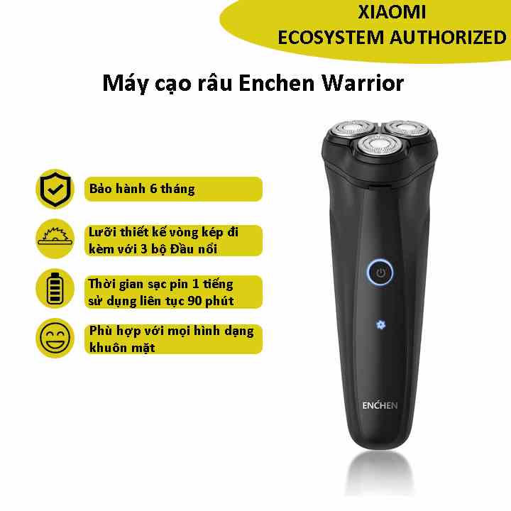 Máy cạo râu Xiaomi Enchen Warrior - Bảo hành 6 tháng - Shop Điện Máy Center