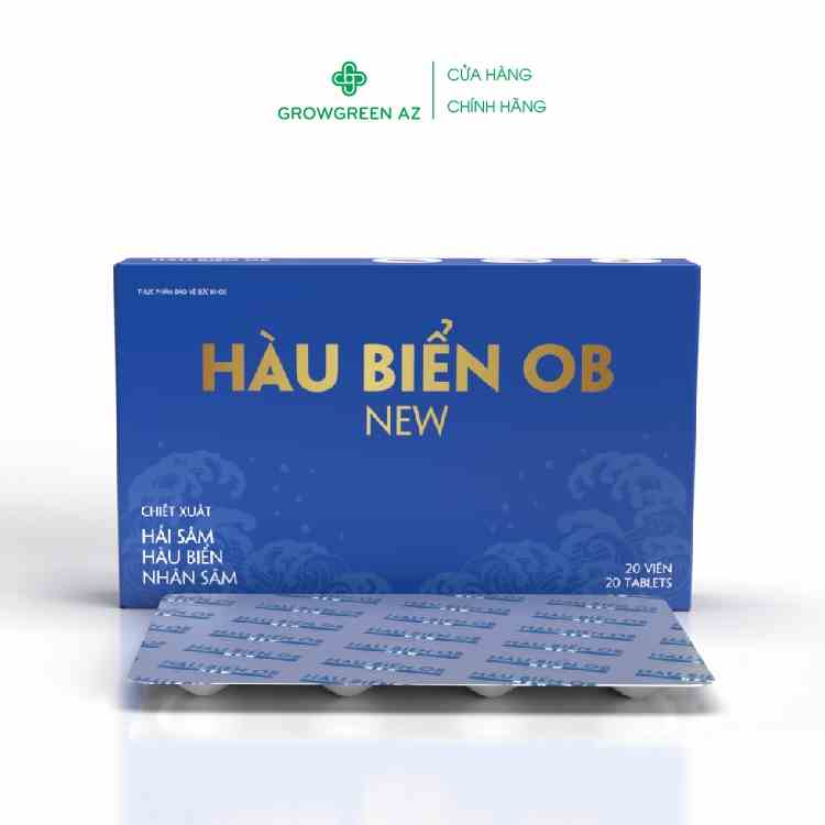 Tinh Chất Hàu Biển Ob New GrowGreenAz- Tinh trùng khỏe, Cải thiện tình trạng xuất tinh sớm, Oyster( Bộ 3 Hộp)