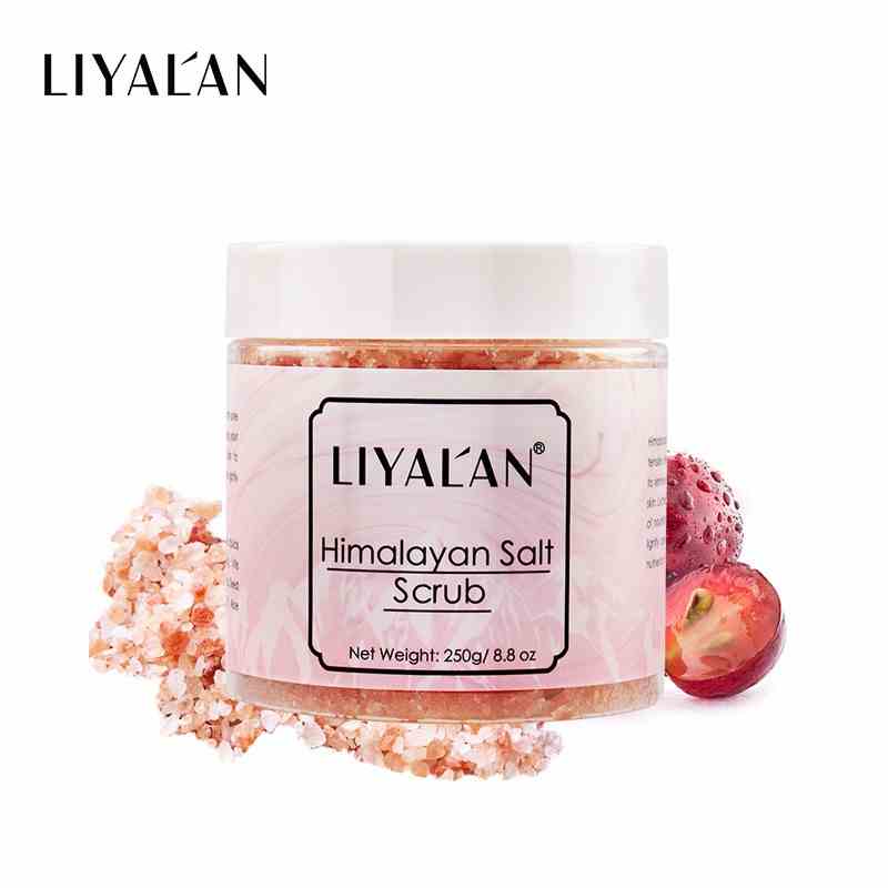 Muối Tắm Tẩy Tế Bào Chết LIYALAN Himalayan Hữu Cơ Mềm Mại Làm Sáng Da 250g