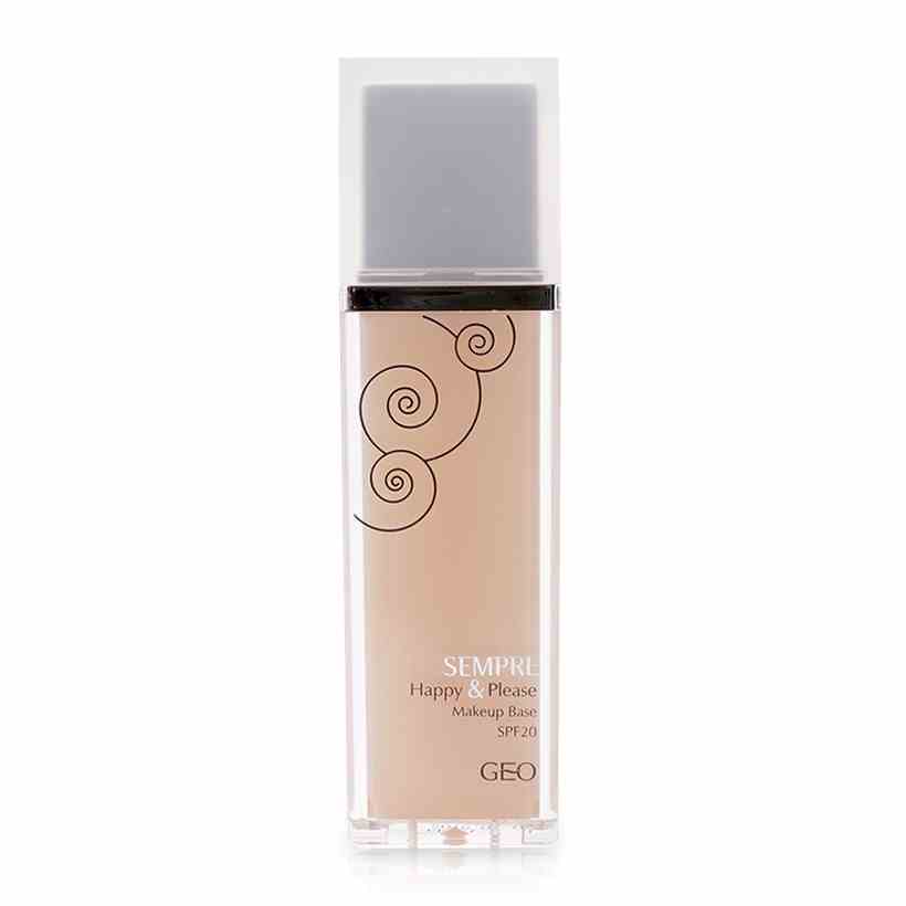 Kem lót trang điểm bảo vệ da Geo Sempre H&P Makeup Base SPF20 #1 màu trong suốt tự nhiên