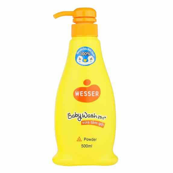 Sữa tắm gội Wesser hương phấn 500ml M011 (CAM)