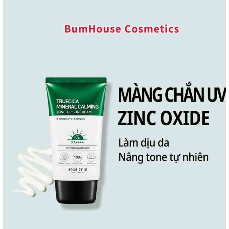 Kem Chống Nắng Some By Mi Truecica Mineral 100 Tone-Up Suncream 50PA++++ 50ml