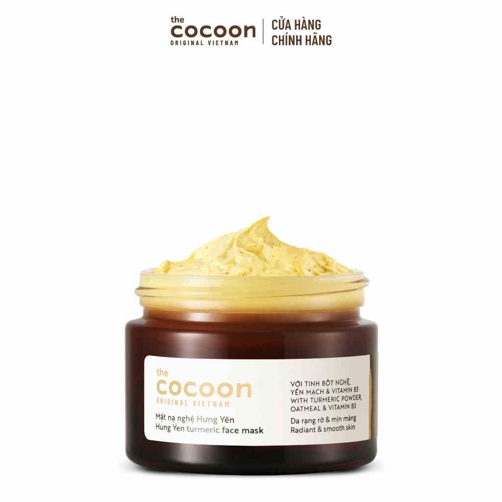 Mặt nạ nghệ Hưng Yên Cocoon giúp da rạng rỡ & mịn màng 30ml