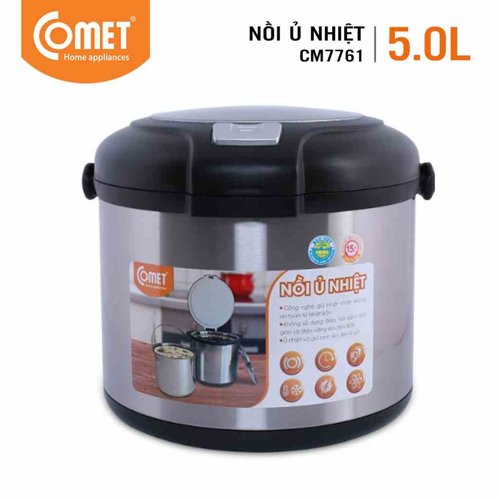 ] Nồi ủ nhiệt 5.0L COMET - CM7661