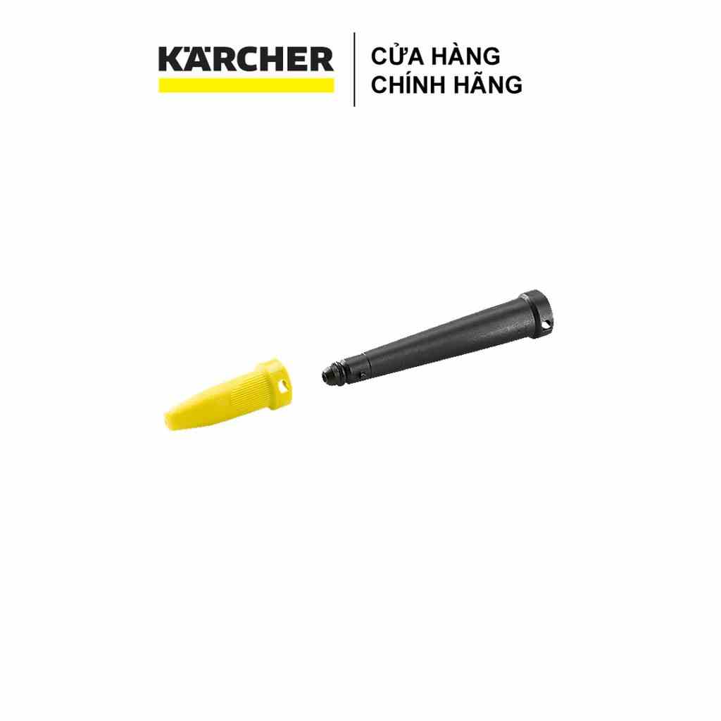 Bộ đầu phun dài Karcher gắn với máy làm sạch bằng hơi nước nóng