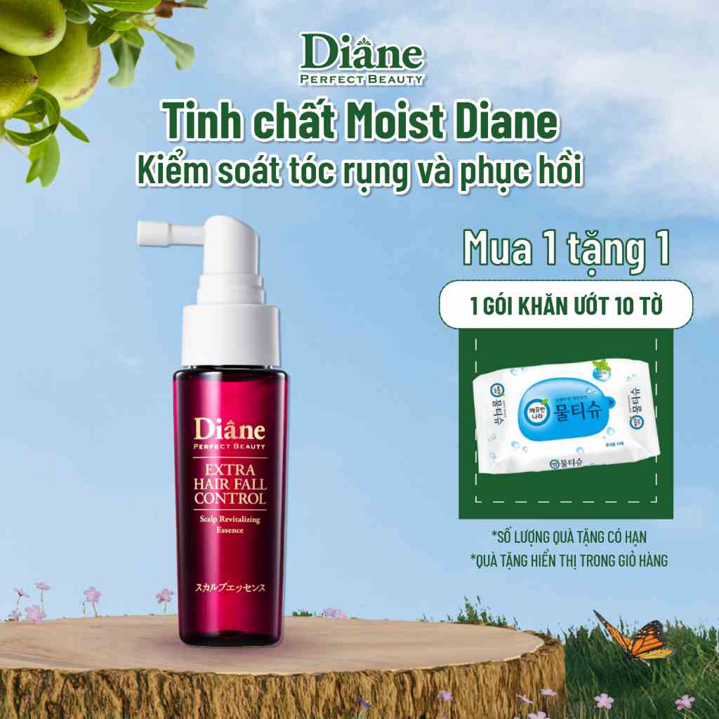 Tinh chất Moist Diane extra hair fall control Scapl Revitalizing Essence kiểm soát tóc rụng và phục hồi-50ml