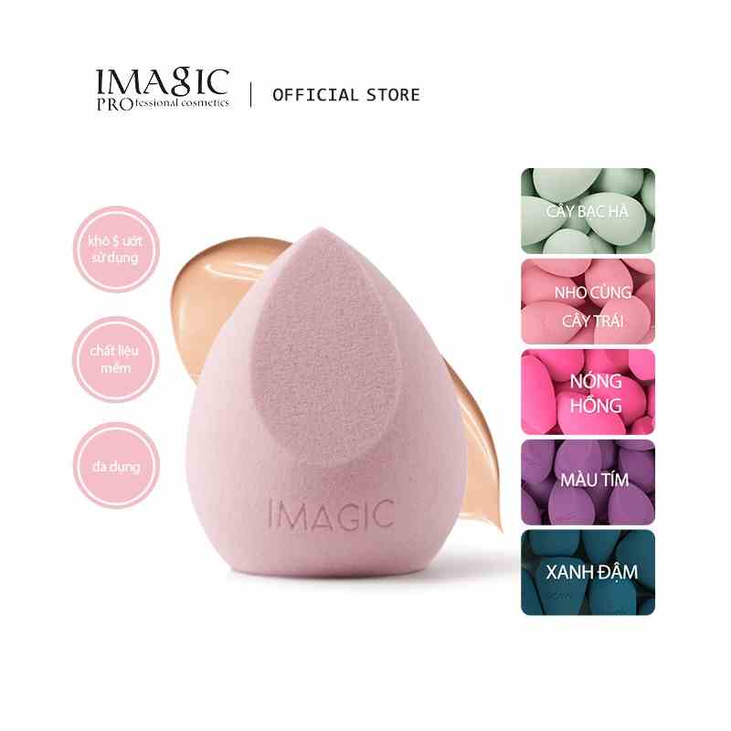 Mút trang điểm IMAGIC hình quả trứng mềm không chứa latex 8g