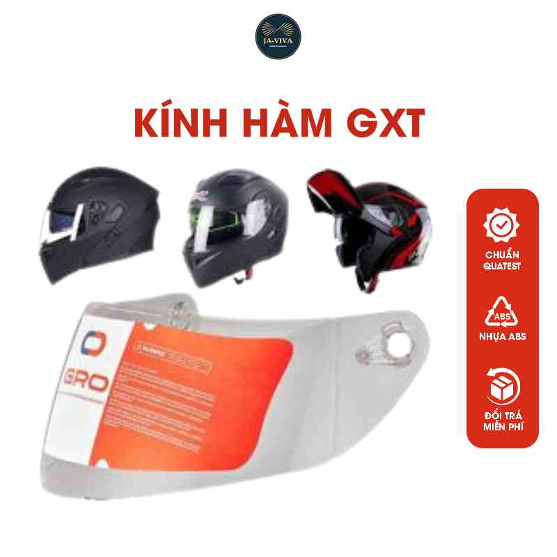 Kính thay thế mũ bảo hiểm GRO cho các dòng mũ fullface, mũ lật hàm GXT 902 lật hàm