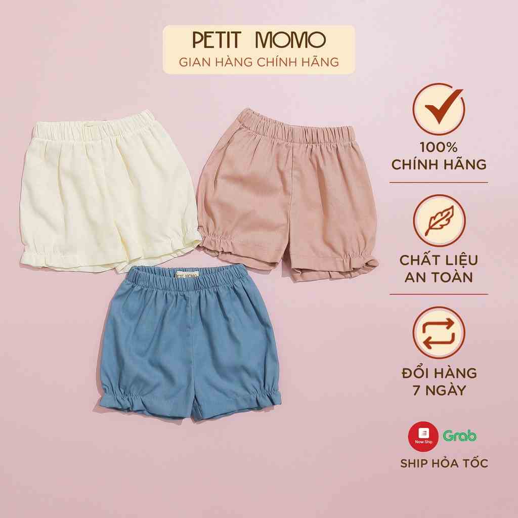 Quần Giả Váy Cho Bé Gái Mặc Mùa Hè (11kg - 25kg) PETITMOMO Vải Linen Bột Mềm Mịn Thoáng Mát H147