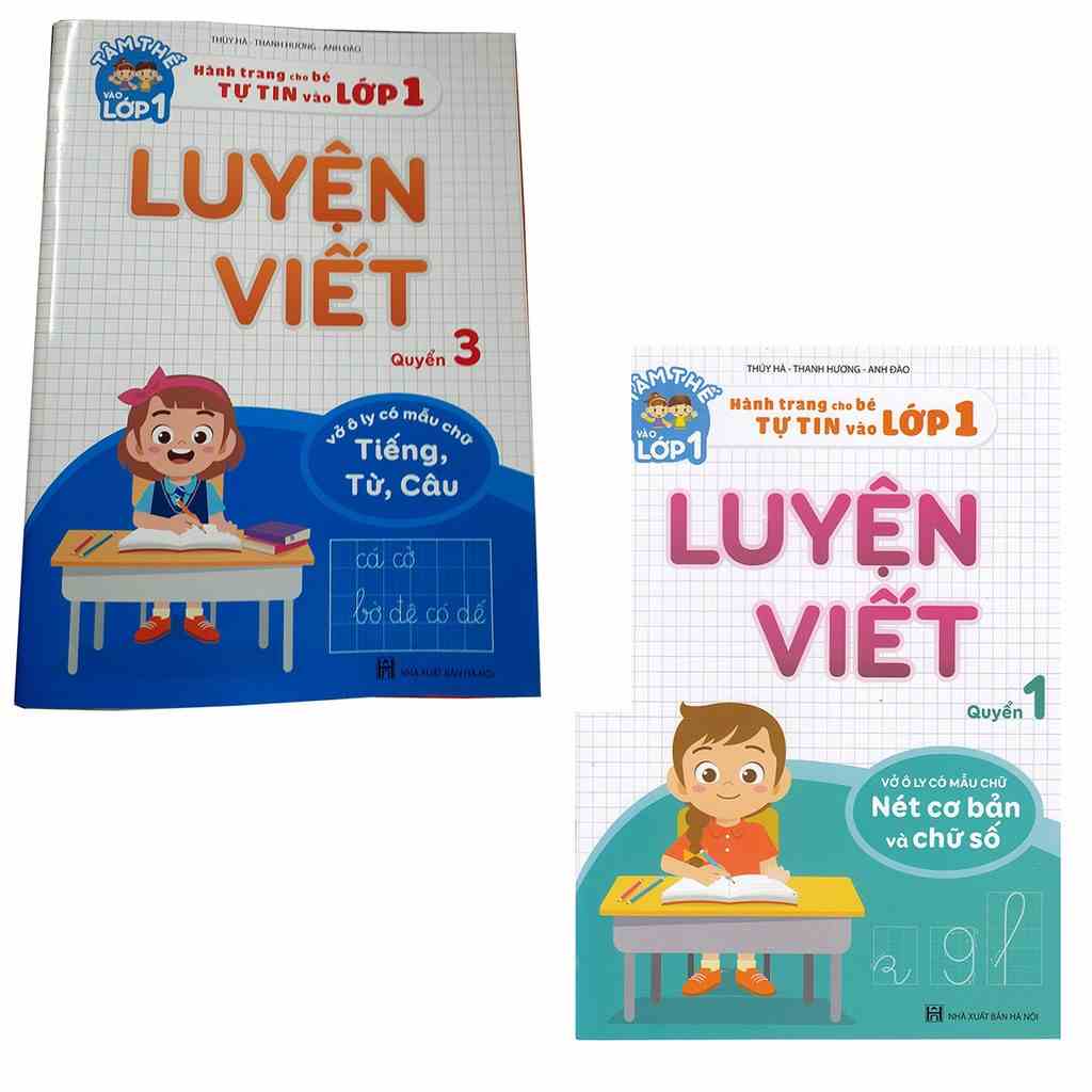 [Mã BMLTB35 giảm đến 35K đơn 99K] Sách Combo Hành Trang Cho Bé Tự Tin Vào Lớp 1 - Luyện Viết (Bộ 3 Cuốn - Quyển 1+ 2+3)