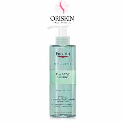 Eucerin - Gel Rửa Mặt Eucerin Cho Da Nhờn Mụn Pro ACNE Solution Cleansing Gel