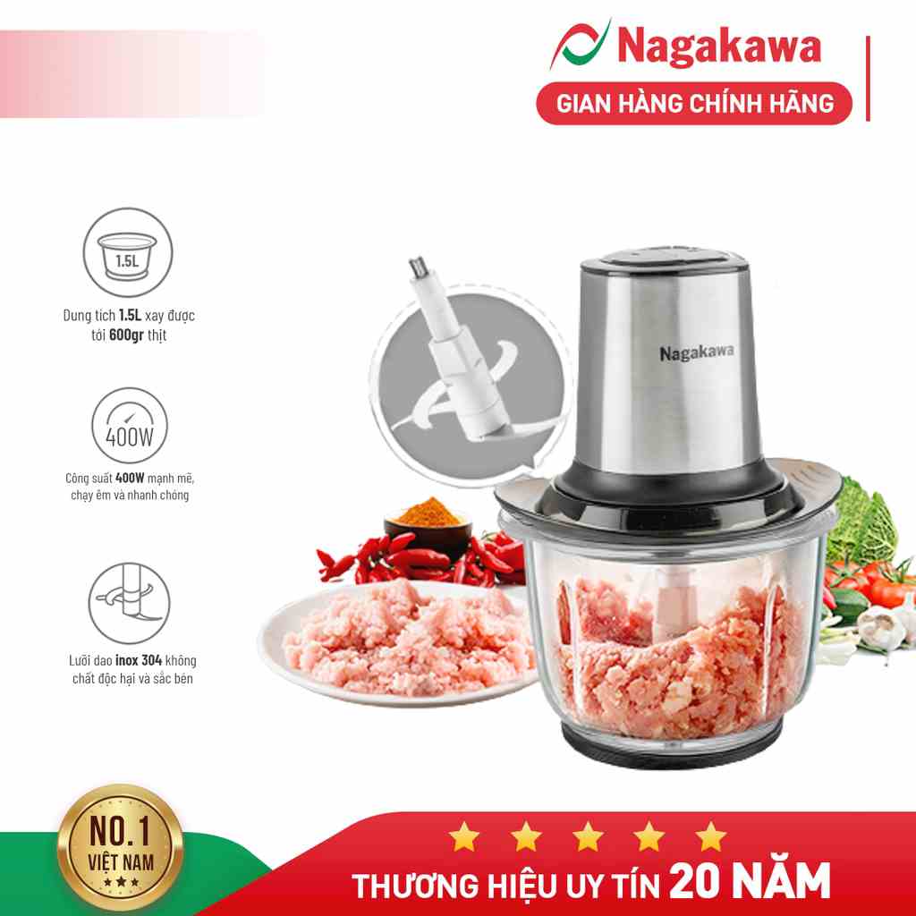 Máy xay thịt Nagakawa NAG0812