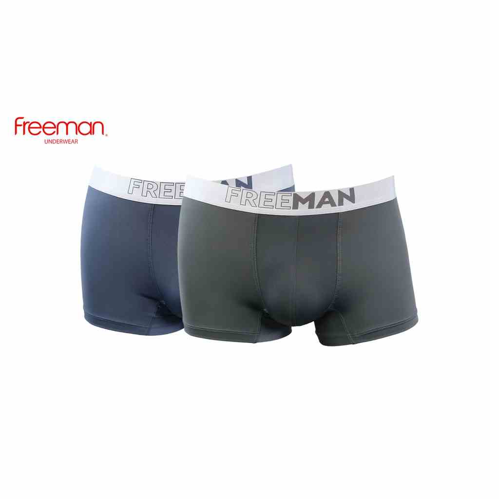 [Mã BMLTA35 giảm đến 35K đơn 99K] [FREEMAN] Combo 2 quần boxer nam thun lạnh cao cấp 6523