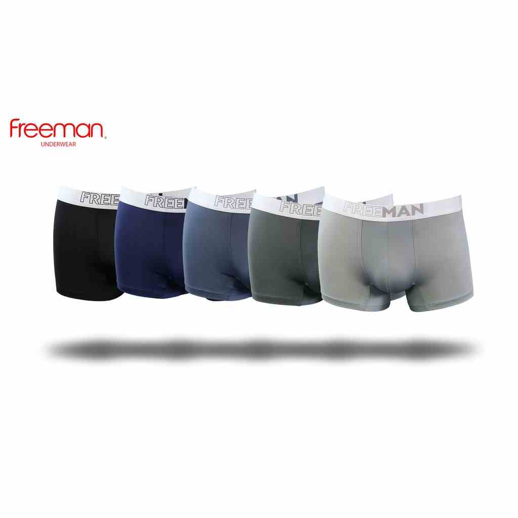 [Mã BMLTB35 giảm đến 35K đơn 99K] [FREEMAN] Combo 5 quần boxer nam thun lạnh cao cấp 6523