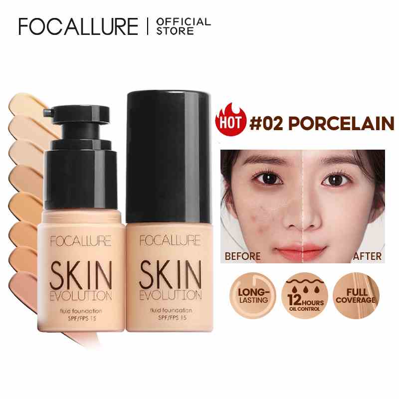 Kem nền BB FOCALLURE 31g trang điểm khuôn mặt che khuyết điểm tiện lợi