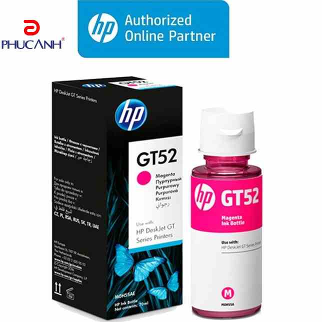 [ ELACE1 giảm 10% đơn 300K tối đa 2TR ]Mực hộp máy in phun HP GT52 (M0H55AA) Magenta