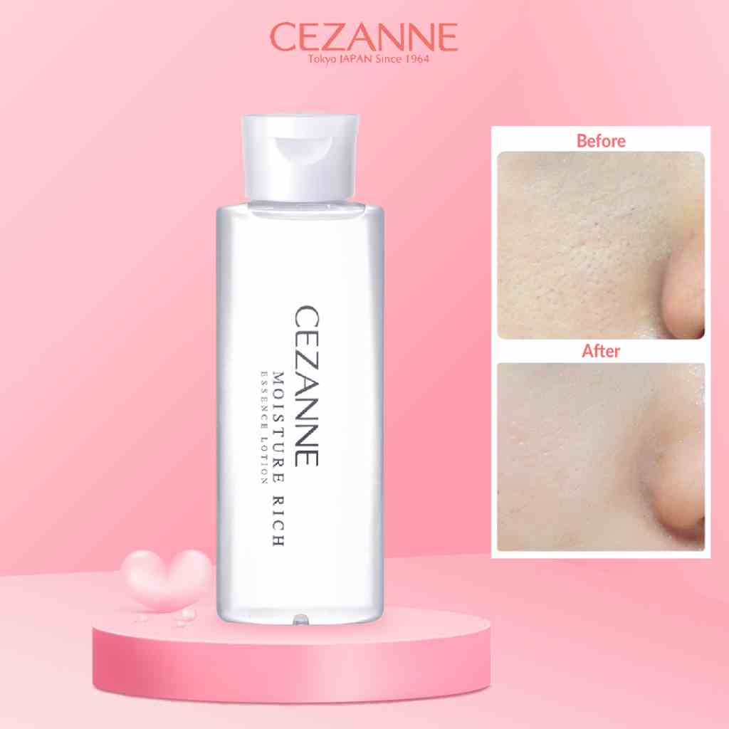 Nước hoa hồng dưỡng ẩm Cezanne Moisture Rich Essence Lotion Nhật Bản 160ml