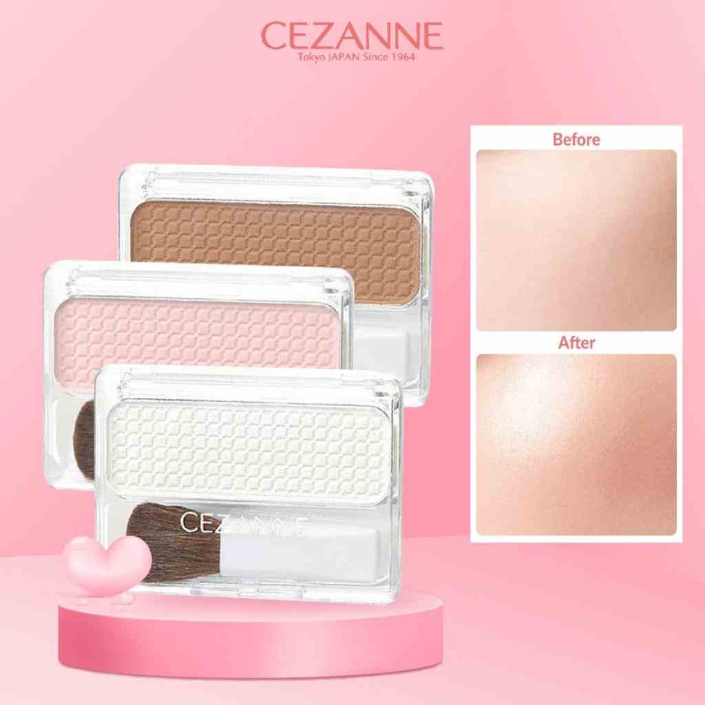 Phấn tạo khối bắt sáng Cezanne Face Control Color Nhật Bản 4.8g