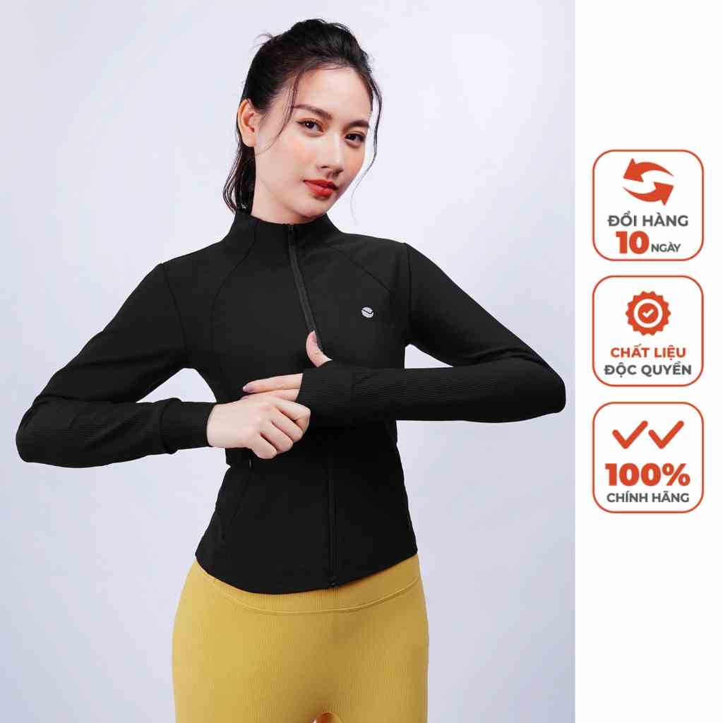 Áo Khoác Nữ LIVAN SPORT Define Giữ Nhiệt Thiết Kế Trẻ Trung Năng Động