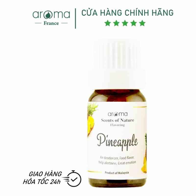 [Mã BMLTB200 giảm đến 100K đơn 499K] Tinh hương trái cây AROMA Hương Dứa 10ml