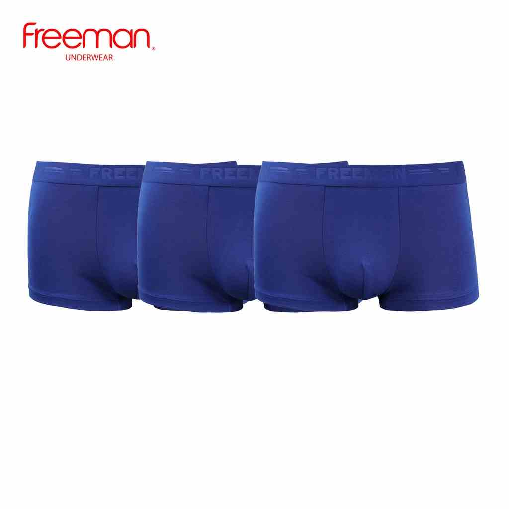 [Mã BMLTA35 giảm đến 35K đơn 99K] [FREEMAN] Combo 3 quần boxer nam cotton cao cấp 6522