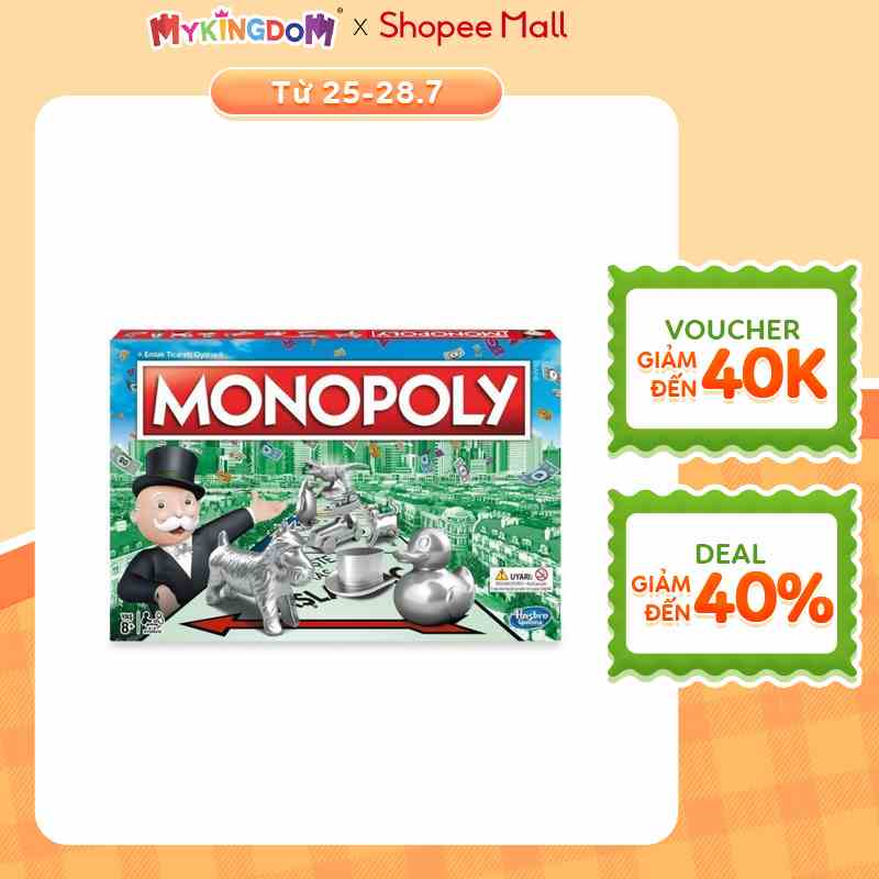 Bộ Trò Chơi Cờ Tỷ Phú Cơ Bản MONOPOLY C1009