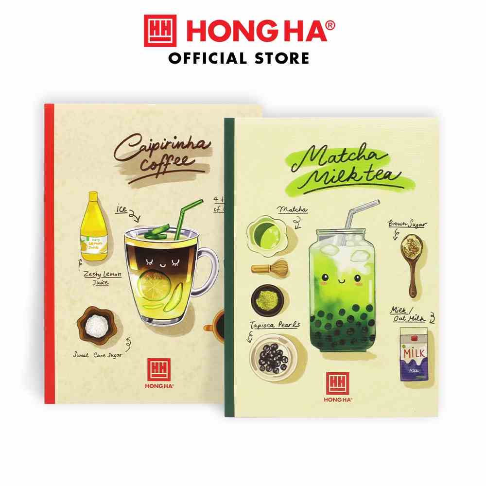 Vở kẻ ngang Hồng Hà 200 trang Study Cocktail 1429