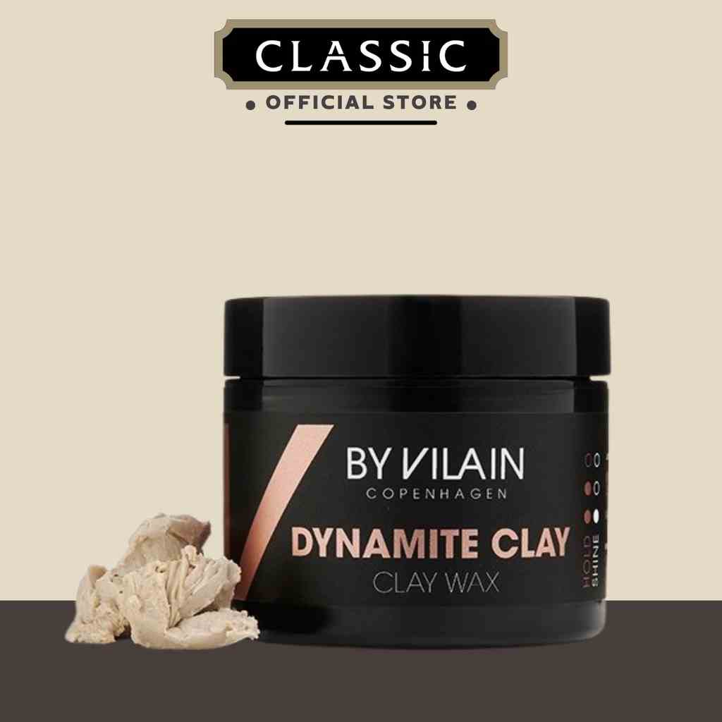 [Mã BMTTC60K giảm đến 60K đơn 50K] Sáp Vuốt Tóc By Vilain Dynamite Clay 65g