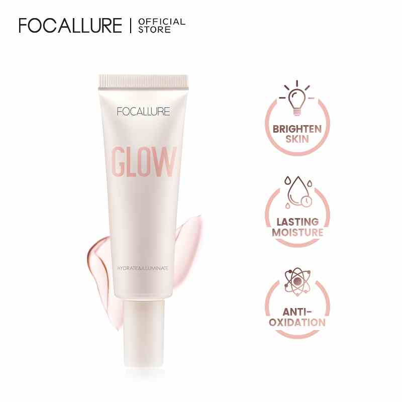 Kem lót FOCALLURE 25g trang điểm kiềm dầu nâng tông che lỗ chân lông làm mịn da