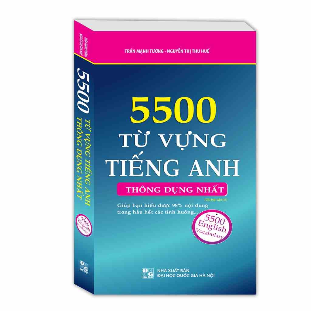 [Mã BMLTB35 giảm đến 35K đơn 99K] Sách - 5500 từ vựng tiếng Anh thông dụng nhất (tái bản 02)