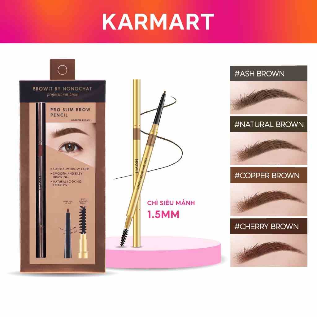 Chì Kẻ Mày Siêu Mảnh Browit Pro Slim Brow Pencil 0.06g