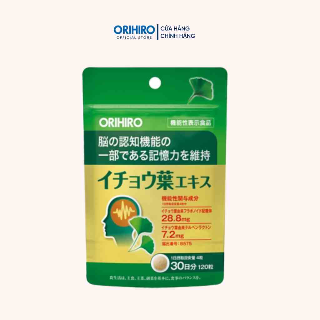 Viên uống bổ não Orihiro Ginkgo Biloba 120 viên