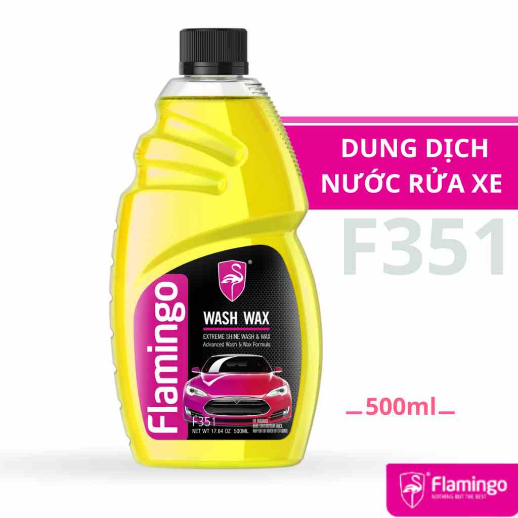 [Mã BMLTB35 giảm đến 35K đơn 99K] Dung Dịch Nước Rửa Xe Ô Tô Flamingo F031/f351 500ml – Hãng Phân Phối Chính Thức