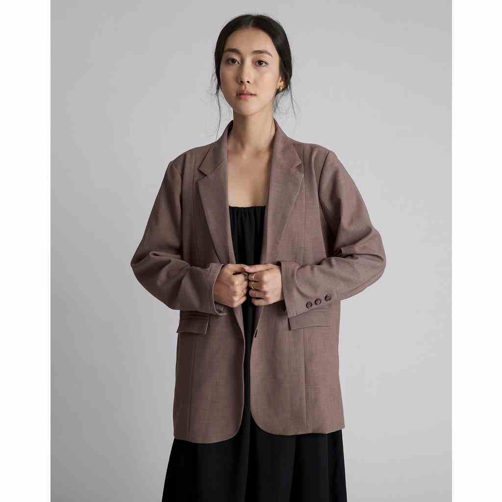 KHÂU BY CQ- Áo Blazer nữ tay dài