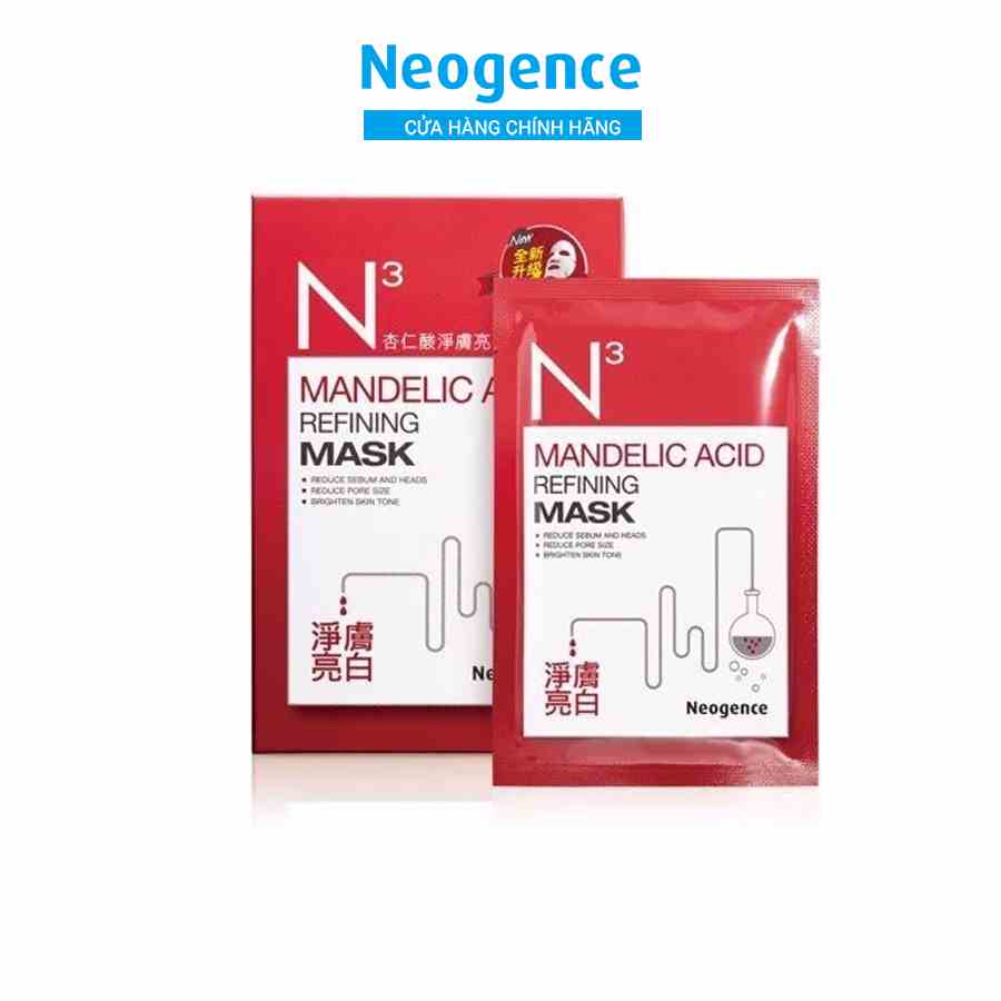 [Mã BMLTA35 giảm đến 35K đơn 99K] Mặt nạ Neogence N3 dành cho da dầu mụn Mandelic Acid Hộp 6 miếng