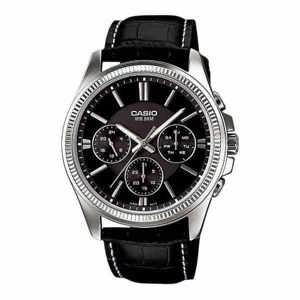 Đồng Hồ Nam Casio Dây Da MTP-1375L-1AVDF Chính Hãng