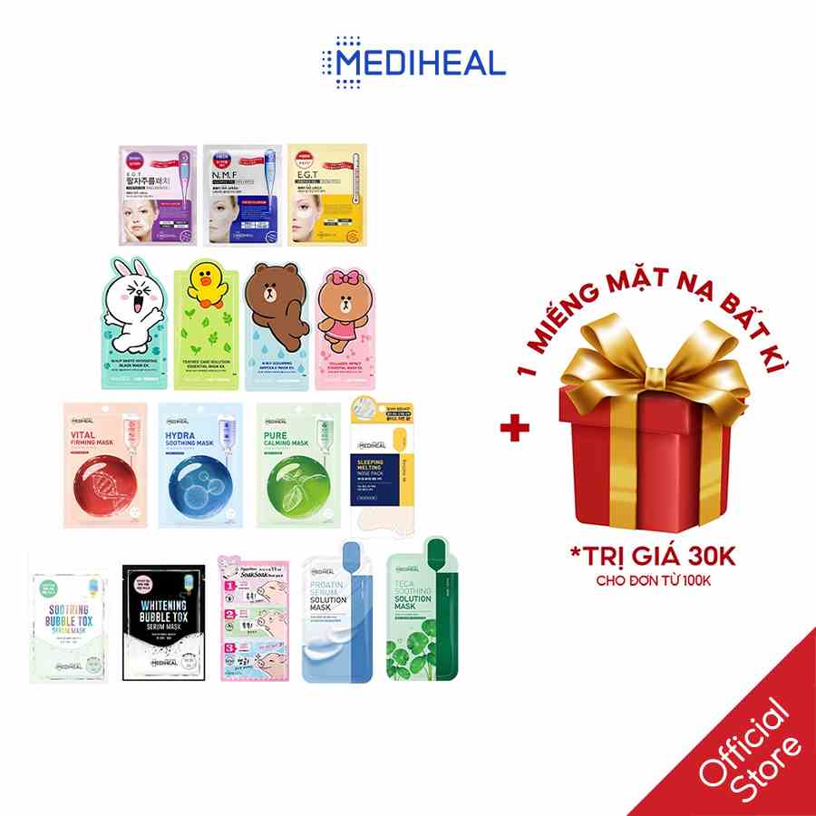 Mặt Nạ Mediheal Tổng Hợp Mẫu Mới 2021 20ml