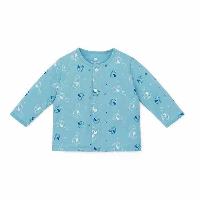 LULLABY Áo cài giữa tay dài bé trai NH48B