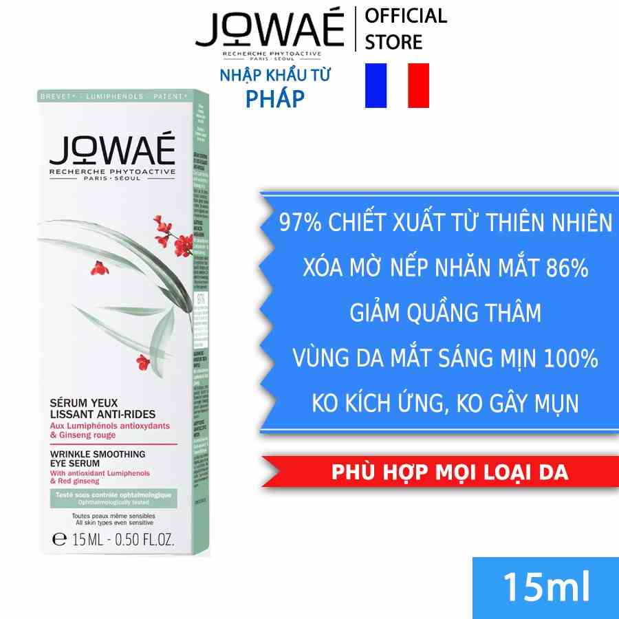 Tinh Chất Chống Nhăn Cho Mắt JOWAE Chiết Xuất Nhân Sâm Đỏ - Mỹ Phẩm Nhập Khẩu Từ Pháp 15ml