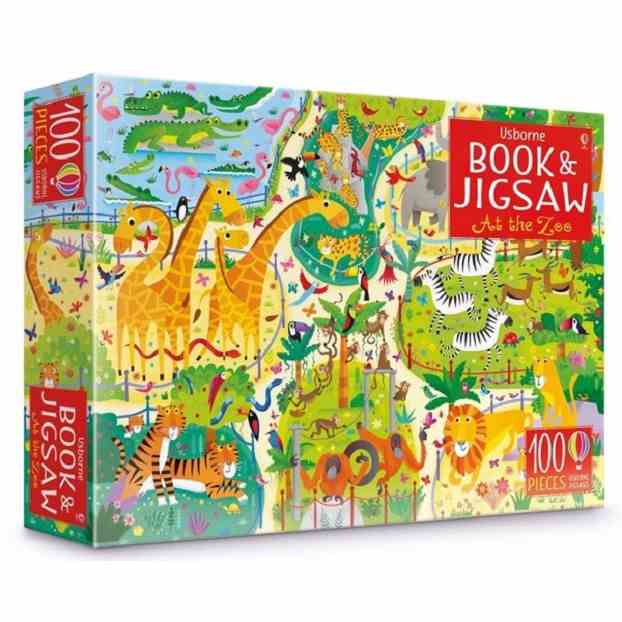 Sách - Book And Jigsaw At The Zoo