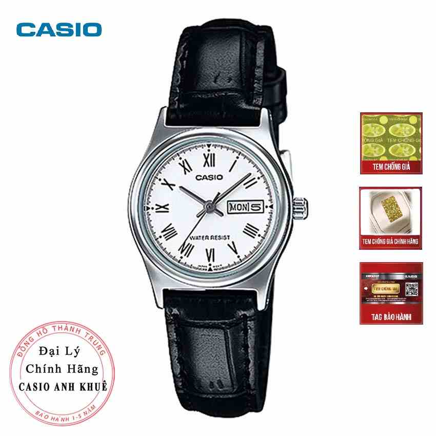 Đồng hồ nữ Casio LTP-V006L-7BUDF dây da